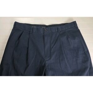 Brooks‎ Brothers Elliot Chino Pants Mens 38X30 NAVY Pleated Cotton Advantage